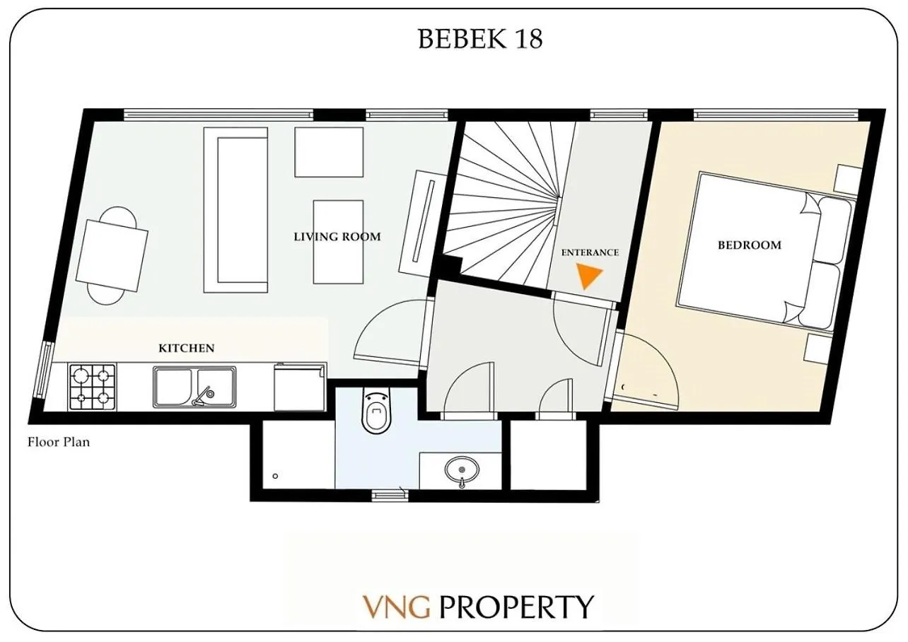 Cute Charming 1Bed1Bath Bebek Hidden Gem! #77 Apartment Istanbul